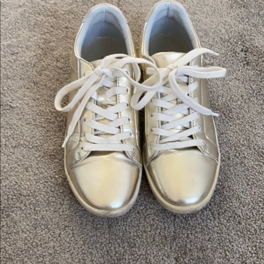 Metallic Zara Sneakers